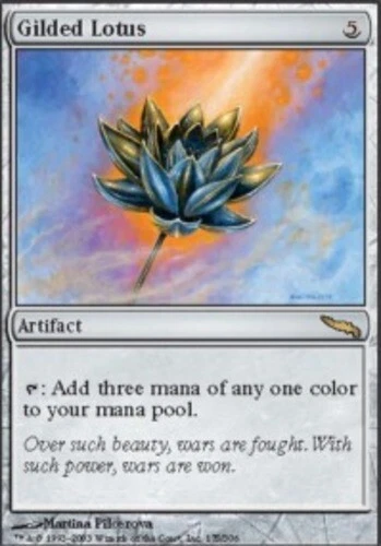 MTG - Gilded Lotus - Mirrodin - NM, English Magic FLAT RATE SHIP - Image 1 of 1