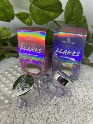 essence Multichrome Flakes Eyeshadow Lidschatten Topper 2er-Set 2 x 2g *neu* - Bild 1 von 4