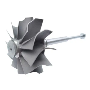 Garrett TO4 T04 Turbo Turbine Wheel 11 blade High Flow (64.5/74.3) with locknut - Picture 1 of 9