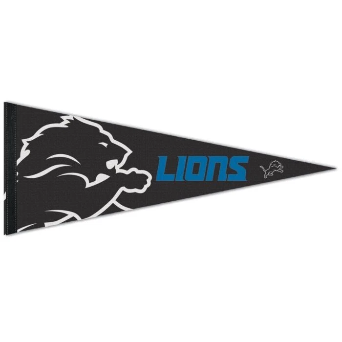 DETROIT LIONS LOGOTIPO ALTERNATIVO CALIDAD PREMIUM BANDERÍN 12"X30" LOGOTIPO GRANDE BANNER Foto 1 de 1