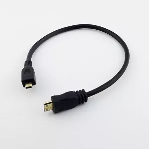 HDMI 1.4 Mini Male to Micro HDMI Type D Male Video Data Adaptor Cable 1080P 1FT - Picture 1 of 5