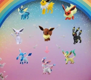 Original 1 Toy Tomy Pokemon Umbreon Eeveelution Sylveon Vaporeon Sylveon Figure - Picture 1 of 10