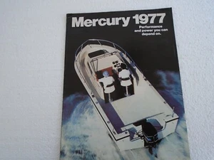 1977 MERCURY OUTBOARD 22 PAGE SALES BROCHURE - Imagen 1 de 12