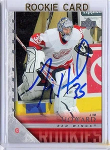JIMMY HOWARD 2005-06 UPPER DECK YOUNG GUNS ROOKIE RED WINGS AUTO SIGNED COA - Picture 1 of 2