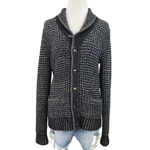 Neiman Marcus Rag & Bone Collab Sweater Men's Small Cardigan Knit Wool Blend - Picture 1 of 10