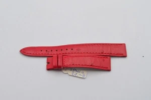 Tissot Leather Bracelet 14MM For Buckle Clasp 12MM 14-12 Vintage Red - Picture 1 of 2