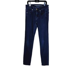 American Eagle Outfitters Skinny Jegging Jeans Größe 2 Damen Stretch dunkle Waschung - Bild 1 von 6