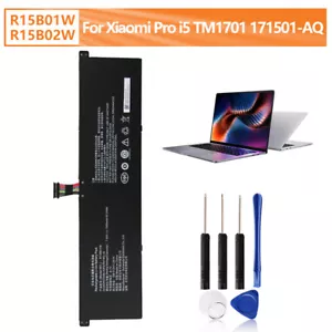 Batteria di ricambio per laptop R15B01W R15B02W per Xiaomi Pro i5 TM1701 171501-AQ - Foto 1 di 6