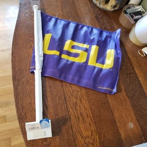 Louisiana State University (LSU) NEW Car Flag - Collegiate Licensed Product - Picture 1 of 6