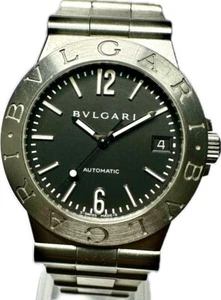 BVLGARI Diagono Sports LCV35S Date Black Dial Automatic Men's Watch - Picture 1 of 20