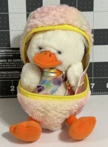 2000 Geoffrey Toys R Us Chosun White Duck In Zippered Egg Easter Plush W/ Tag - Picture 1 of 7