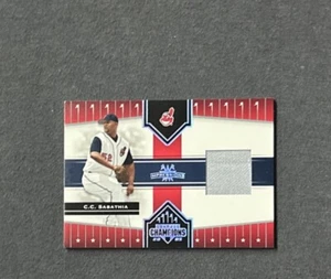*2005 Donruss Champions Impressions Materials #118 C.C. Sabathia Jsy !!! - Picture 1 of 2