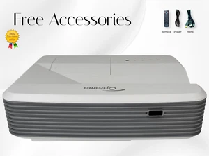 Optoma EH320UST DLP Projector 4000 ANSI UST Home Theater Full HD 3D HDMI Remote - Picture 1 of 11