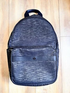 Lululemon Now And Always Backpack 18L Aqueous Ikat Jacquard Black Highlander - Picture 1 of 10
