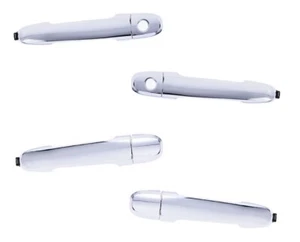 4 pcs of = CHROME = Outside Outer Door Handle Set for Toyota Lexus Pontiac Scion - Picture 1 of 3