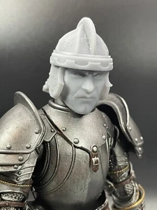 Mythic Legions Polish Winged Hussar Head Clean Shaven Unpainted - Picture 1 of 7