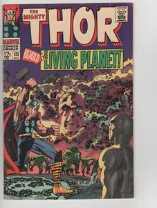 Thor #133 GD+ to GD/VG Stan Lee Jack Kirby Ego, Recorder; Jane Foster, New Men B - Picture 1 of 2