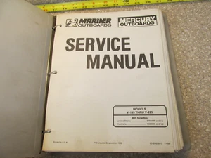 Manual de servicio fueraborda Mercury Mariner 1988 V-135 a V-225 90-97658 - Imagen 1 de 1