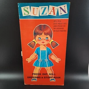 Vintage Paper Dolls SUZAN Dressing & Story Book Belgium Complete Uncut - Bild 1 von 7