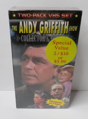 Andy Griffith Show Two Pack Collector's Edition VHS Tapes 16 Episodes Sealed - Image 1 of 4