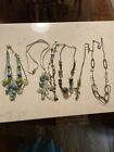 Lot of 6  necklaces. Various Brands Colors