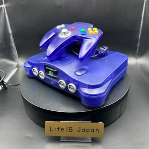 Nintendo 64 N64 Midnight Blue Console System Japan Exclusive RARE - Picture 1 of 24