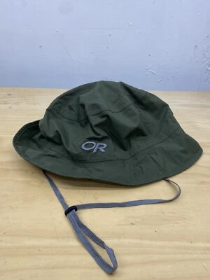 Sombrero para el sol Outdoor Research Sombriolet verde talla grande UPF 50+ cubo pesca Foto 1 de 4