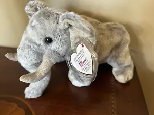 TY Beanie Baby - BAHATI the African Elephant (Internet Exclusive) (7 inch) MWMTs - Picture 1 of 5
