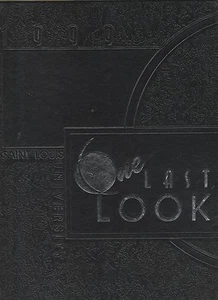 Saint Louis University 1999 One Last Look Archive Yearbook Seniors Leatherette - Foto 1 di 1