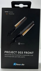 COPPIA FRECCIE MODELLO PROJECT  3 CON  LED COB -ANTERIORE UNIVERSALI MOTO - Picture 1 of 3