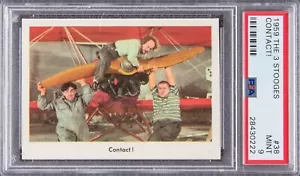 1959 Fleer The 3 Three Stooges PSA 9 MINT Contact ! Card #38 - Picture 1 of 2