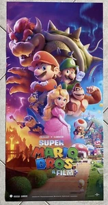 Super Mario Bros il film 2023 Locandina 33*70 original poster fantasy - Foto 1 di 1