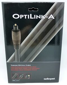 Audioquest OptiLink-A 2 meter Digital Toslink Fiber Optical Cable 