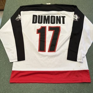 Vintage Off The Bench Buffalo Sabres #17 JP Dumont Ziegenkopf Hockey Trikot Medium M - Bild 1 von 7