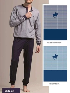 Herren Schlafanzug Baumwolle Bip Bip 2587 - Bild 1 von 1