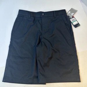 Under Armour Boys Shorts Size 16 Black W/Pockets Golf NWT E1 - Picture 1 of 7