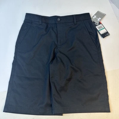 Under Armour Boys Shorts Size 16 Black W/Pockets Golf NWT E1 - Image 1 of 4