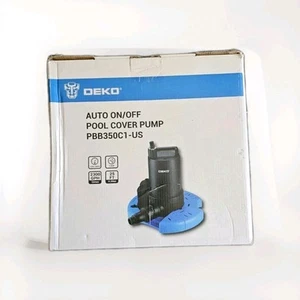 DEKO 1/4 HP Submersible Swimming Pool Cover Pump With Power Cord 120V PBB350C1US - Picture 1 of 5
