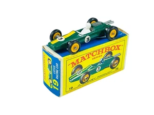 Matchbox Lesney No. 19 Lotus Racing Car w/E4 Box - Picture 1 of 12
