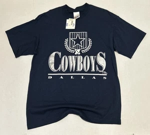 Vintage Dallas Cowboys Shirt Herren XL NFL Football Chalk Line Single Stitch 90s Neu mit Etikett - Bild 1 von 12