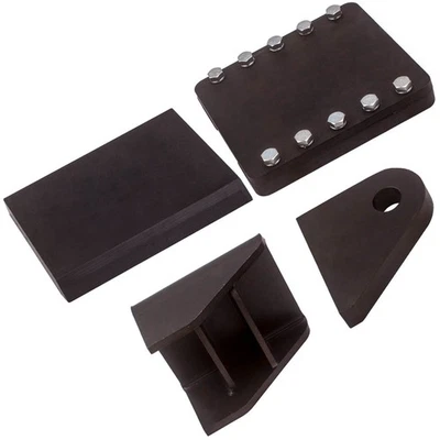 4x Log Splitter Splitting Slide Wedge Rear Hydraulic Cylinder Mount 6 inch Beam - Image 1 of 4