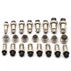 GX12 / GX16 / GX20 - 2 Pin -15 Pin Rundstecker Stecker Buchse Steckverbinder - Picture 1 of 23
