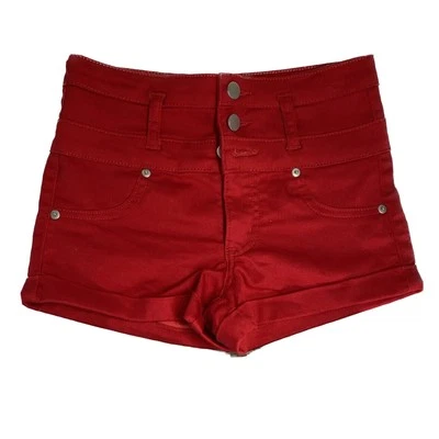 Junior Women’s Shorts Size 0 Red Cotton EUC Xhilerarion - Image 1 of 3