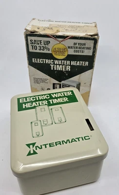 NOS Intermatic Electric Water Heater Timer WH142 NEW Open Box NIB Energy Savings - Image 1 of 4