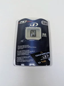 New Olympus M-XD1GM 1GB Type M xD-Picture Flash Memory Card PNY P-XDM1G-RF3 - Picture 1 of 7