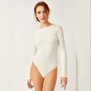 Body Free People Keep Me cálido leche de coco marfil blanco para mujer talla XL - Imagen 1 de 12