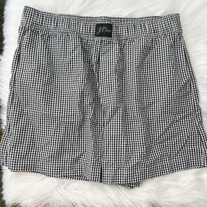 Neu mit Etikett J. Crew - schwarze Schlafshorts aus Gingham-Baumwolle Taschen, Gr. S - Bild 1 von 7