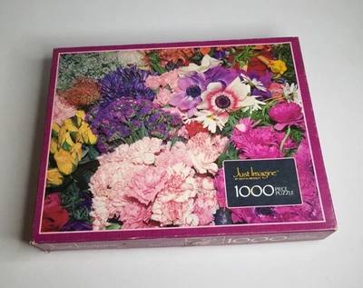 Винтажный просто изображение MB 1000 шт. пазл POTPOURRI цветочное изображение 25 «x 32» - Изображение 1 из 4