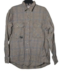 Vintage Prentiss Outdoors kariertes langärmliges Flanellhemd mit Knöpfen für Herren Größe Large - Bild 1 von 9