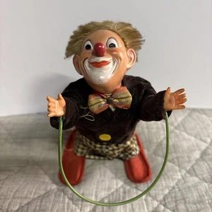 VINTAGE WIND UP SALTO MAX CARL CIRCUS SOMERSAULT CLOWN - WORKS - Picture 1 of 5